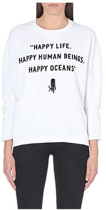 G Star RAW for the Oceans happy life sweatshirt