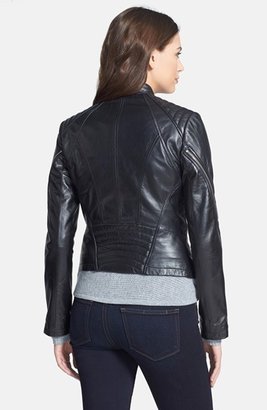 Dawn Levy 'Quin' Leather Jacket
