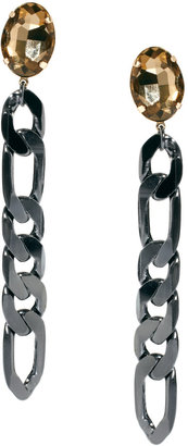 ASOS Gem & Chain Drop Earrings