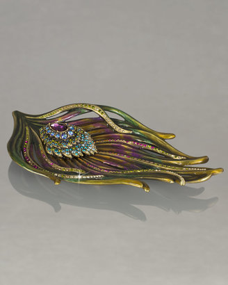 Jay Strongwater Peacock Trinket Tray