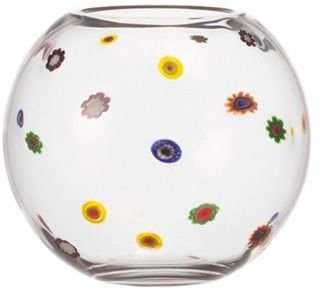 Leonardo Large glass 'Millefiori' flowers vase