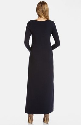 Karen Kane Long Sleeve Jersey Maxi Dress