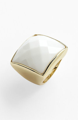 Ariella Collection Square Crystal Ring