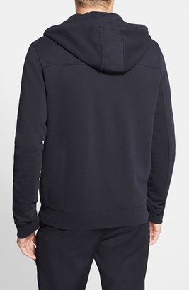 Kenneth Cole New York Mixed Media Full Zip Hoodie