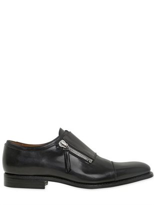 Givenchy Zipped Brushed Leather Shoes