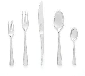 Christofle Elementaire 5 Piece Place Setting, Polished Stainless Steel