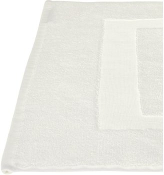 Hotel Collection Luxury Cotton Modal 1000gsm bath mat in white