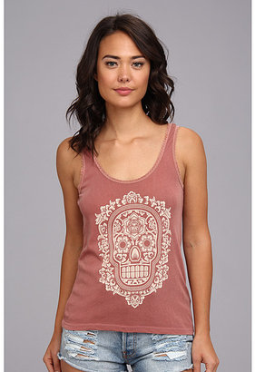 Obey Day Of The Dead Floral Tank
