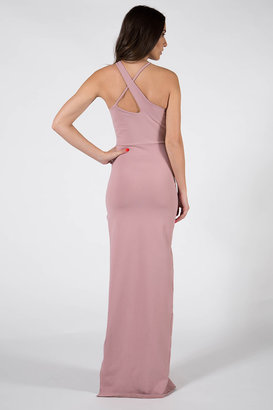 Donna Mizani X Front High Slit Dress