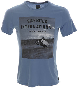 Barbour International Weekend T Shirt Blue