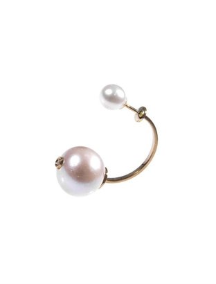 Delfina Delettrez Diamond, pearl & gold single earring