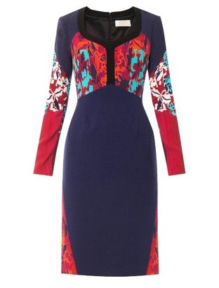 Peter Pilotto Camille Water-orchid print dress