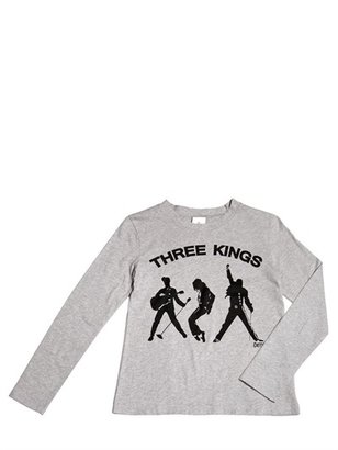 Dking - Three Kings Printed Cotton T-Shirt