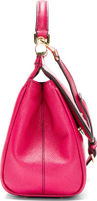 Dolce & Gabbana Fuchsia Leather Miss Sicily Small Shoulder Bag