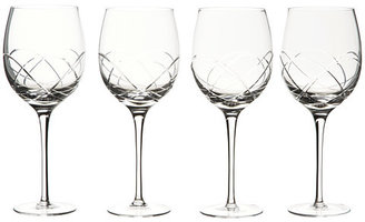 Kate Spade Annandale 4 Piece Crystal Iced Beverage Glass Set