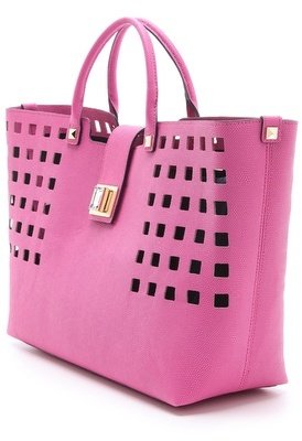 Juicy Couture Emblazon Leather Shopper Tote