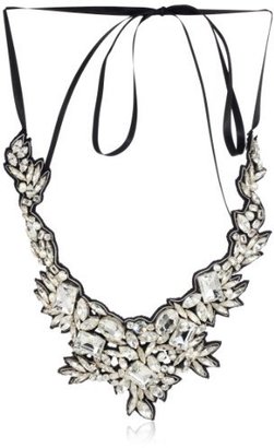 Ranjana Khan River Pearl and Distressed Crystal Branch Necklace