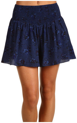 Rebecca Taylor Inky Floral Shorts