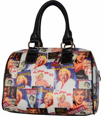 Marilyn Forever Beautiful Collage Satchel Handbag MM612