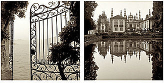 JCPenney PTM Images Set of 2 Garden Gate Canvas Wall Art