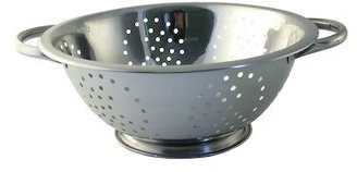 Camilla And Marc Stainless Steel Collection Twin Handled Stainless Steel Colander, 23 cm