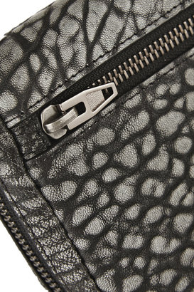 Alexander Wang Fumo pebbled-leather continental wallet