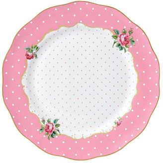 Royal Albert Cheeky Pink Vintage dinner plate 27cm