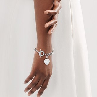 Tiffany & Co. Return To Heart Tag Toggle Bracelet in Silver
