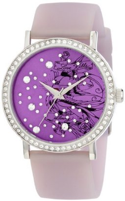 Ed Hardy Women's LV-PU Love Bird Purple Watch