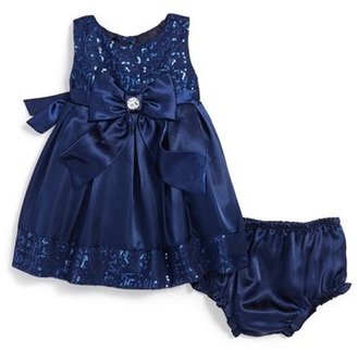 Sweet Heart Rose Sleeveless Party Dress & Bloomers (Baby Girls)