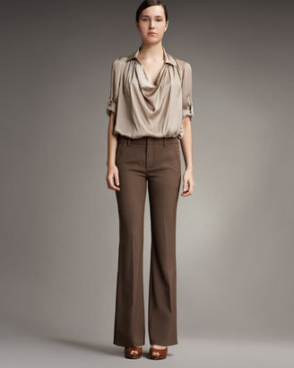 Fit-And-Flare Trouser