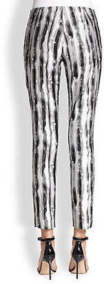 Donna Karan Printed Stretch Pants