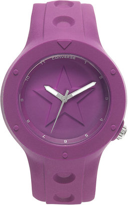 Converse Watch, Unisex Rookie Purple Silicone Strap 43mm VR001-460