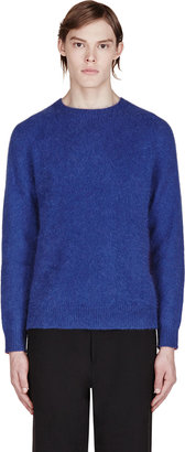 Marc by Marc Jacobs Blue & Red Colorblocked Sweater