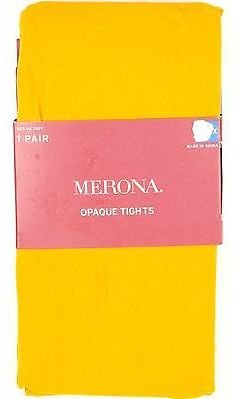 Merona Womens Opaque Tights Medium/Tall Zesty Gold