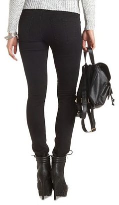 Charlotte Russe Low Rise Black Skinny Jeans