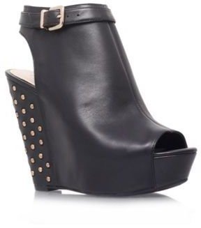 Jessica Simpson Black 'Lowry' high heel platform shoes