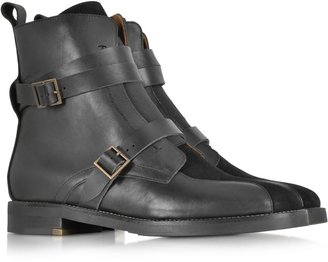 See by Chloe Black Leather and Suede Boot