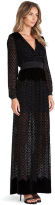 Twelfth St. By Cynthia Vincent By Cynthia Vincent Long Sleeve Maxi Dress