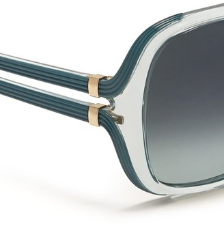 Chloé Cutout temple oversize sunglasses