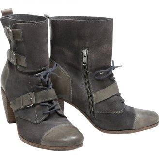 AllSaints Grey Suede Ankle boots