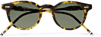 Thom Browne Round Frame Matte-Acetate Sunglasses