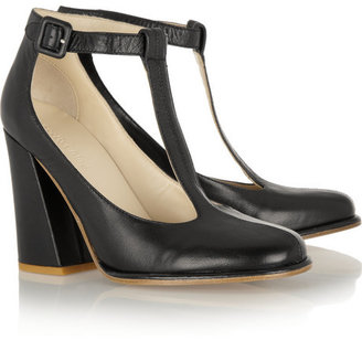 See by Chloe Leather T-bar pumps