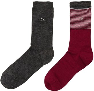 Calvin Klein 2 pack gift socks