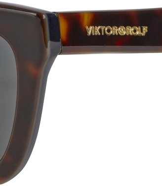 Viktor & Rolf Tortoiseshell square frame sunglasses
