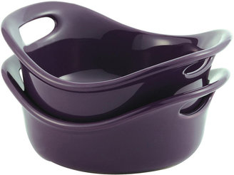 Rachael Ray Bubble & Brown Set of 2 12-oz. Baking Dishes