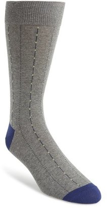 Cole Haan Dotted Pinstripe Socks