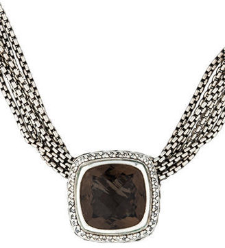 David Yurman Multi Row Albion Necklace w/ Diamonds