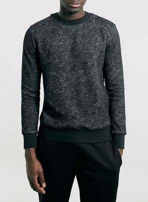Topman Selected Homme X Daniel Van Der Noon 'Metropolis' Sweatshirt
