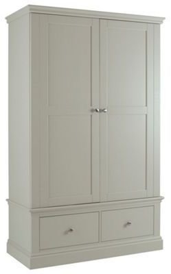 Debenhams Blue painted 'Oxford' double wardrobe with drawers